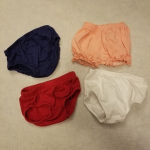 10/$25 Bundle of 4 Baby Bloomers 0-3 & 3 month